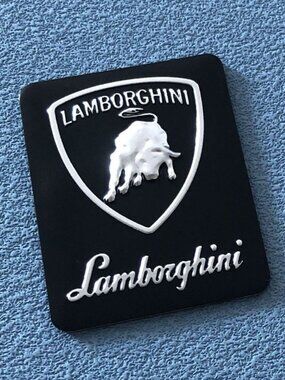 Brand New Golden Lamborghini Murcielago Gallardo LOGO BADGE Emblem Black Badge